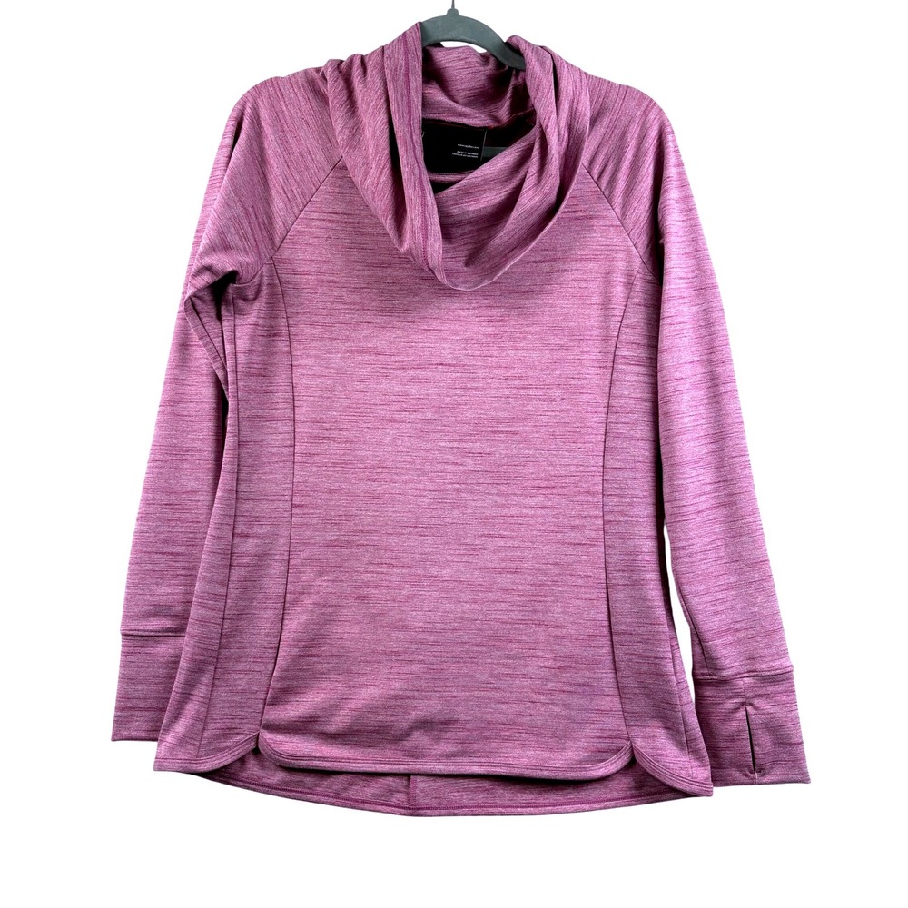 NWT Spyder Solitude Funnel Neck‎ Grape L/S Top Women M. Ski Mountains Cozy Cabin - Picture 2 of 15